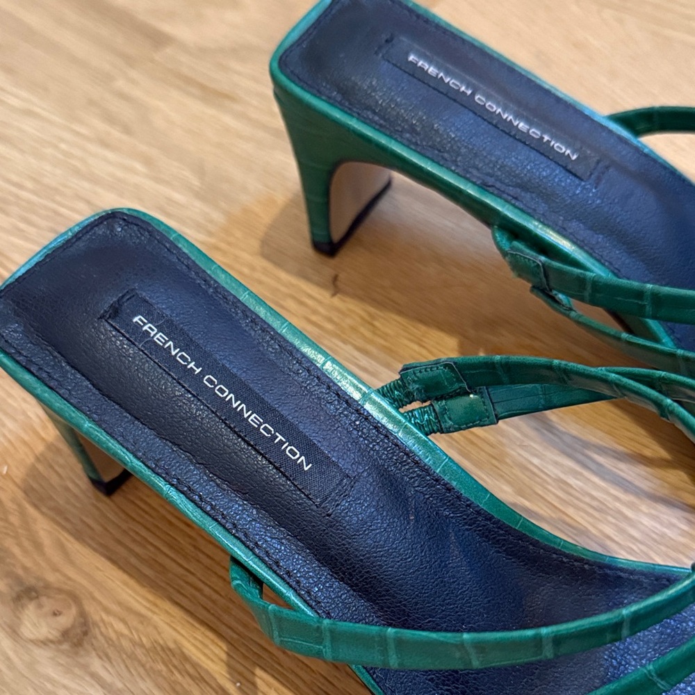 French Connection Emerald Strappy Heels - Picture 2 of 5